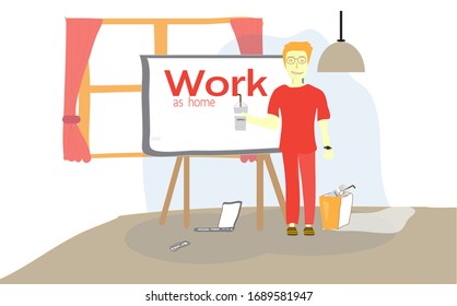 Working from home to protect Covid-19