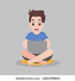 Working from home, Stay home stay safe. Social Distancing, People keeping distance for decrease infection risk and disease for prevent virus Covid-19.Corona virus. Health care concept.