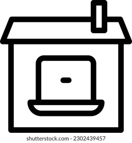 working home Vector illustration on a transparent background.Premium quality symbols.Thin line vector icon for concept and graphic design.