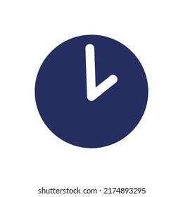 Working hours black glyph ui icon. Waiting time. Countdown and deadline. User interface design. Silhouette symbol on white space. Solid pictogram for web, mobile. Isolated vector illustration