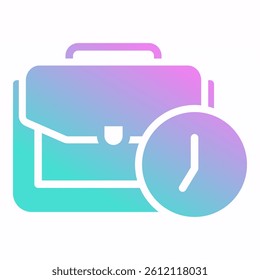 Working Hours Icon Element For Design