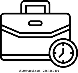 Working Hours vector icon. Can be used for printing, mobile and web applications.