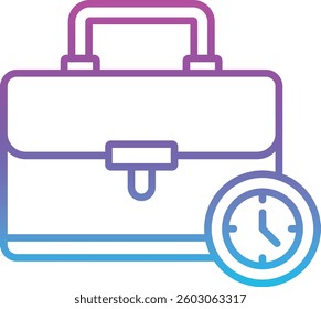 Working Hours vector icon. Can be used for printing, mobile and web applications.