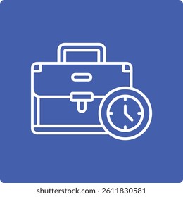 Working Hours vector icon. Can be used for printing, mobile and web applications.