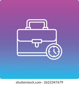 Working Hours vector icon. Can be used for printing, mobile and web applications.