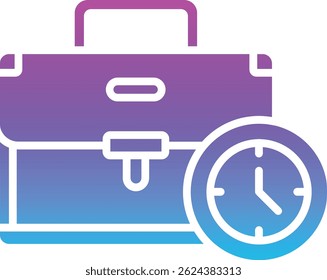 Working Hours vector icon. Can be used for printing, mobile and web applications.