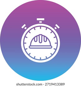 Icono de Vector de horas laborables. Se puede utilizar para aplicaciones de impresión, móviles y de Web.