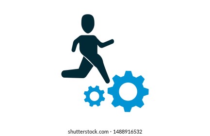 Working icon. Business and productivity usage. Vector illustration