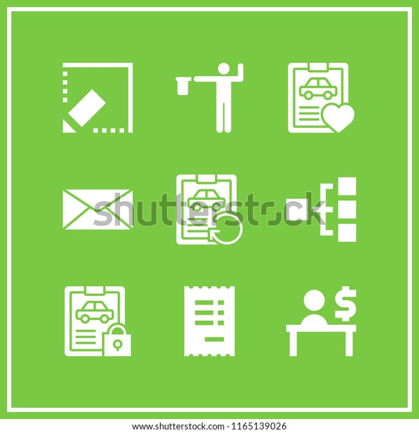 working\
icon. This set with car repair, worker, customer service and\
organization vector icons for mobile and\
web