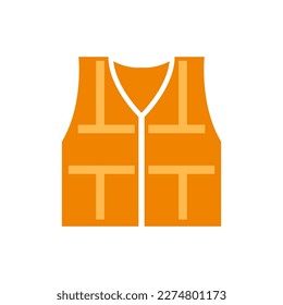 working jacket icon, on a white background, vector illustration