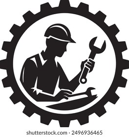 Working Labor , Silhouette-, Labor_-Day-,-Labor_-Vector,-Labor_-Icon