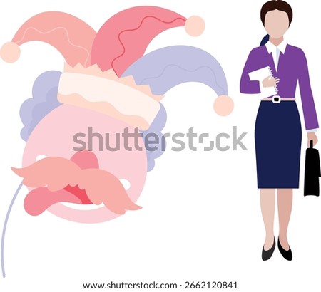 A working lady, absorbed in her tasks, disregards the insistent prompt flashing on her screen. Focused and determined, she persists with her work, shutting out distractions to meet deadlines.