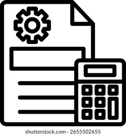 Design de vetor de ícone de linha de trabalho