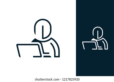 Working Logo Vector, Working Icon Template