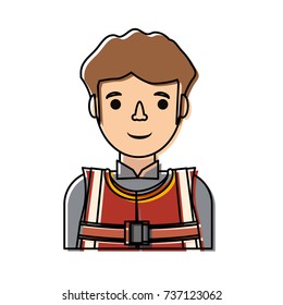 working man vector illustration