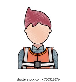 working man  vector illustration