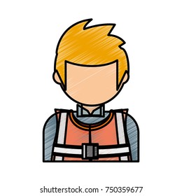 working man  vector illustration
