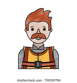 working man  vector illustration