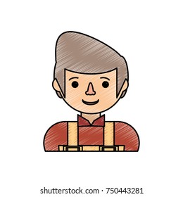 working man  vector illustration