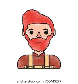 working man  vector illustration