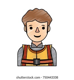 working man  vector illustration