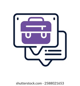 working message dual tone icon. vector icon for your website, mobile, presentation, and logo design.