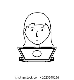 working on the computer design 