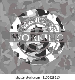 Working on grey camo pattern