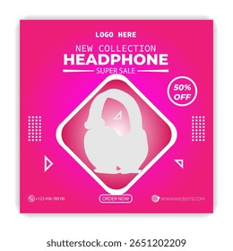 Working on Laptop with Headphones