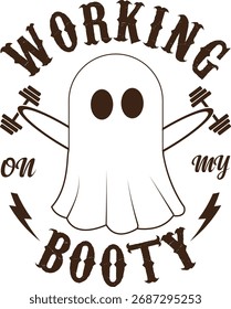 Ich arbeite an meinem Grafikdesign, Halloween, Ghost.