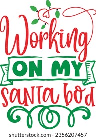 Working on my Santa bod - Christmas design