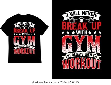 WORKING OUT GYM T SHIRT DESIGN ILLUSTRATION