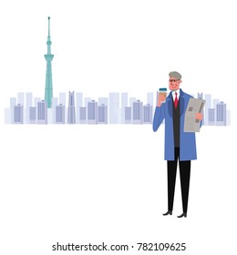 Working people illustration