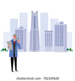 Working people illustration