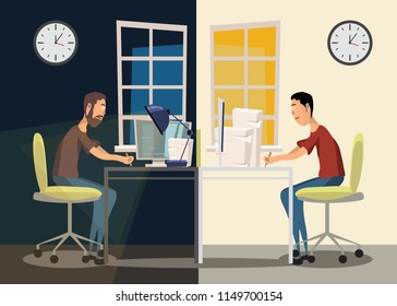 working people vector illustration 