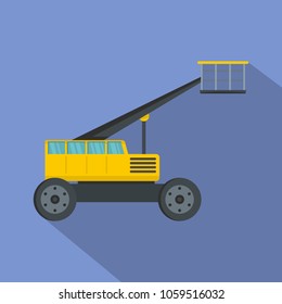 Working platform icon. Flat illustration of working platform vector icon for web