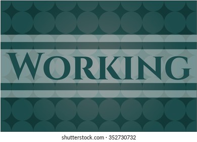 Working poster