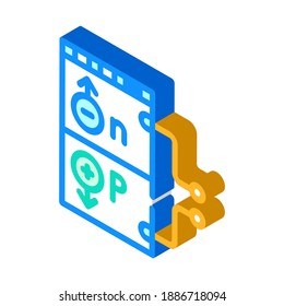 working principle isometric icon vector. working principle sign. isolated symbol illustration