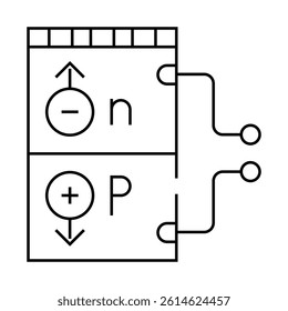 working principle line icon vector. working principle sign. isolated contour symbol black illustration
