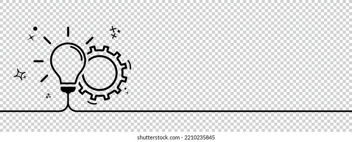 Working Process Strategy Concept - Vector Illustration Isolated On Transparent Background