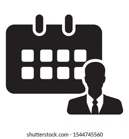 working schedule icon, calendar icon