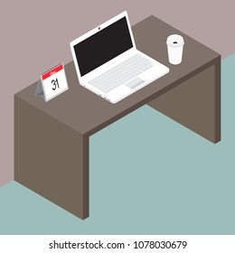 Working space illustration