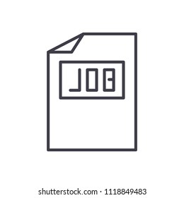 Working tasks black icon concept. Working tasks flat  vector symbol, sign, illustration.