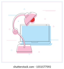 Working time. Over time flat icon.