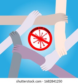 Working together to prevent the Covid 19 virus.