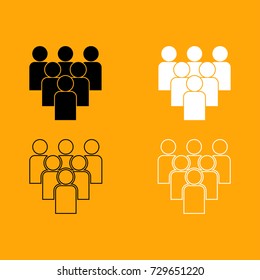 Working together team concept icon .