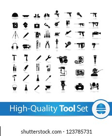 Working tools icon set 
( Electronic , equipment , hand tools , oil,motor ) 2