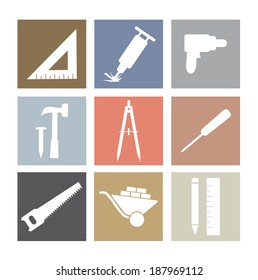 Working Tools Icons Set 