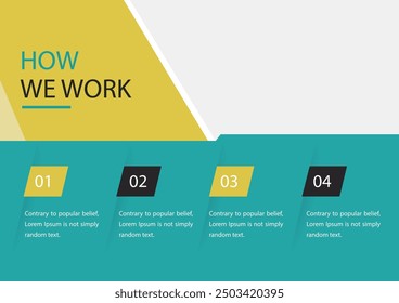 Working with us a4 page print business profile annual report brochure catalog corporate Landscape Layout Portfolio Abstract Presentation leaflet Webpage Creative PowerPoints magazine