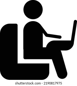 ilustración Vector de trabajo en un fondo transparente. Símbolos de calidad superior. Iconos vectoriales de glifos para diseño de conceptos y gráficos. 

